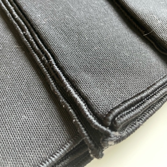 Set of Basic black cloth napkins black napkins cloth black napkins wrinkle-free - Picture 5 of 9